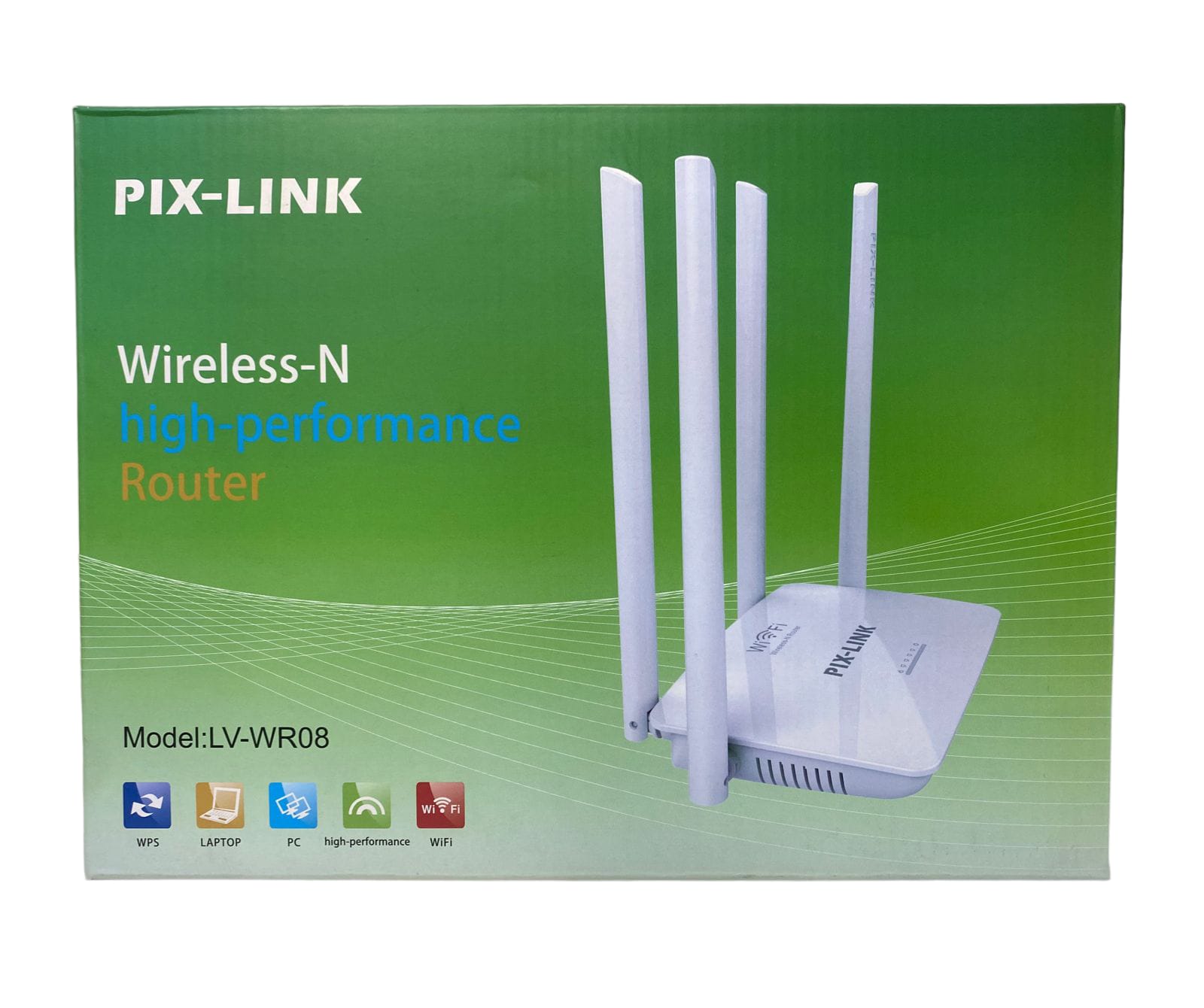 Repetidor Wifi 4 Antenas Router Pix Link Lv-wr08 300mbps